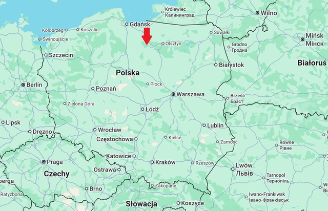 Mapa Polski